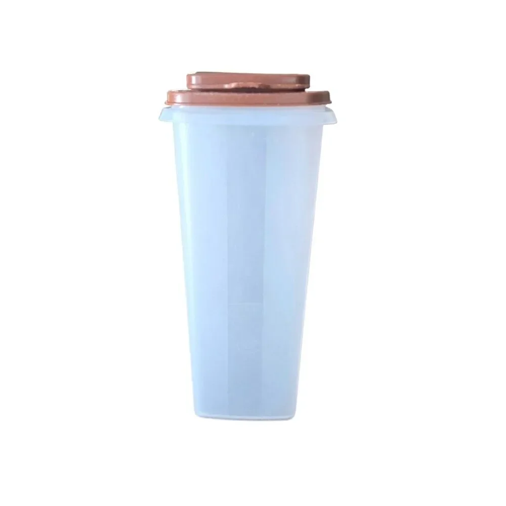 Vintage Tupperware Cereal Storer Dispenser Canister Container 1588 Brown Lid 158